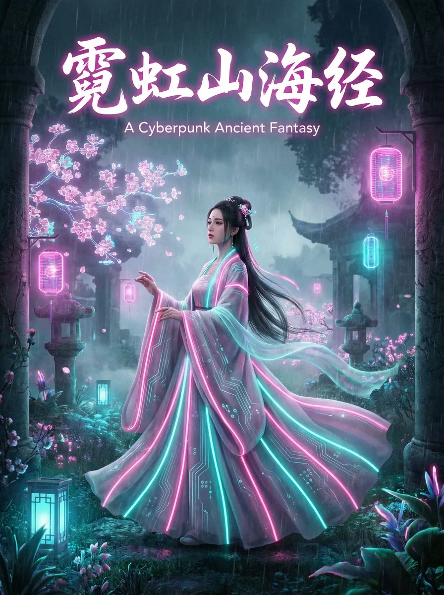 超能陆战队免费完整版 古风奇缘短剧 - 霓虹山海经海报